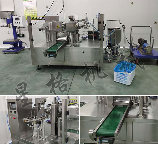 全自動調料醬灌包裝機加工設備包裝方法(圖1)