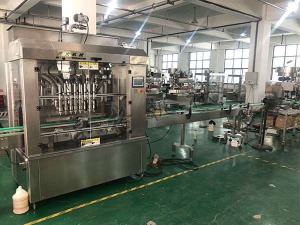 濃稠顆粒醬料灌裝生產(chǎn)線流程圖(圖2)